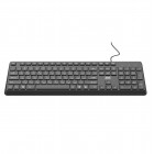 Клавіатура мембранна 2E KS405 104key, USB-A, EN/UK, чорний Клавіатура мембранна 2E KS405 104key, USB-A, EN/UK, чорний