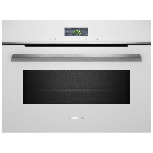 Siemens Духова шафа електрична компактна, 45л, A, дисплей, конвекція, ф-ція мікрохвиль, білий