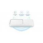 Зарядний пристрій Samsung Duo 15Вт з блоком живлення (EP-P5400TWEGEU)