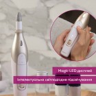 Beurer Манікюрний набір, аккумул., насадок-10, з підсвіткою, біло-золотий Beurer Манікюрний набір, аккумул., насадок-10, з підсвіткою, біло-золотий