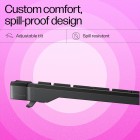 Клавіатура мембранна HP 460 Multi-Device key, BT, EN/UK, чорний