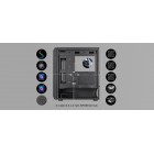 SilverStone Корпус FARA FA511Z-BG, без БЖ, 2xUSB3.0, 3x120mm ARGB fan, TG Side Panel, ARGB light strip, ATX, Black