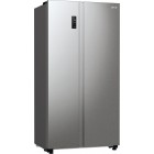 Gorenje Холодильник SBS 179х67х92см, 2 двері, 356( 191)л, А++, NF+, Інв. , зона св-ті, зовн. диспл, матовий сірий