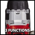 Einhell Шуруповерт-дриль ударний TP-CD 18/60 Li-i BL - Solo акум., PXC, 18В, безщітк., 60 Нм, 1.37 кг (без АКБ і ЗП)