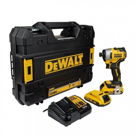 Шурупокрут ударний акумуляторний DeWalt 18V XR Li-Ion безщіт