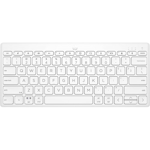 HP Клавіатура 350 Compact Multi-Device BT UKR white