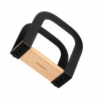 ARDESTO Серветниця Midori 12х4.5х12см, метал, бамбук, чорна ARDESTO Серветниця Midori 12х4.5х12см, метал, бамбук, чорна