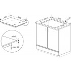 Hansa Варильна поверхня індукційна, 59,2см, розширена зона, чорний