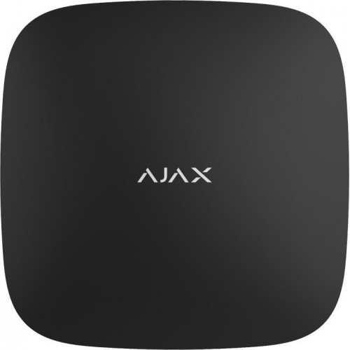Ajax Інтелектуальна охоронна централь Hub 2 Plus, gsm, ethernet, wi-fi, jeweller, бездротова, чорний