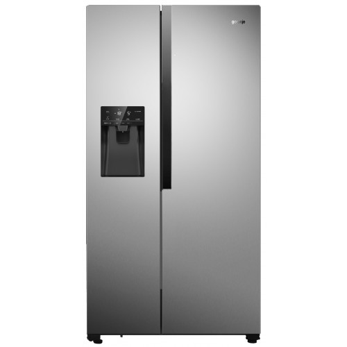 Gorenje Холодильник SBS, 179x68x91см, 2 дв., Х- 368л, М- 167л, A++, NF Plus, Інвертор, диспенсер, Дисплей, сірий Gorenje Холодильник SBS, 179x68x91см, 2 дв., Х- 368л, М- 167л, A++, NF Plus, Інвертор, диспенсер, Дисплей, сірий