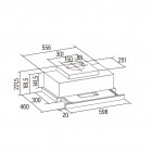 Cata Витяжка телескопічна, 60см, 1000м3г, TFH 6630 BK, чорний Cata Витяжка телескопічна, 60см, 1000м3г, TFH 6630 BK, чорний