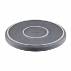 ARDESTO Тарілка десертна Fasano, 19.6см, кераміка, сірий темний ARDESTO Тарілка десертна Fasano, 19.6см, кераміка, сірий темний