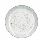 ARDESTO Тарілка десертна Siena, 19см, порцеляна, біло-сірий ARDESTO Тарілка десертна Siena, 19см, порцеляна, біло-сірий