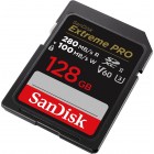SanDisk Карта пам'яті SD 128GB C10 UHS-II U3 R280/W100MB/s Extreme Pro V60