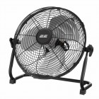 Вентилятор підлоговий 2E PowerWind 30A професійний, 30см, 60Вт, кнопки, двигун алюміній 100%, чорний