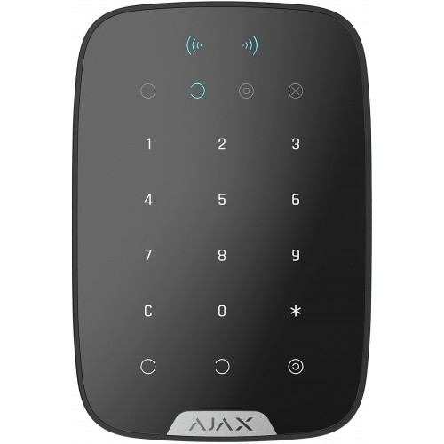 Ajax Бездротова сенсорна клавіатура Keypad Plus чорна