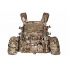 2E Tactical Плитоноска, Тип 1, з кишенями для бічного захисту і підсумками, Молле, камуфляж