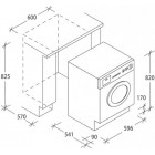 Candy Прально-сушильна машина вбудовувана фронтальна, 8(5)кг CBDO485TWME/1-S Candy Прально-сушильна машина вбудовувана фронтальна, 8(5)кг CBDO485TWME/1-S