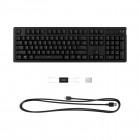 HyperX Клавіатура механічна Alloy Rise 106key, Red, USB-A, EN/UA, RGB, чорний HyperX Клавіатура механічна Alloy Rise 106key, Red, USB-A, EN/UA, RGB, чорний
