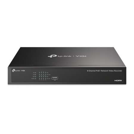 IP-Відеореєстратор TP-LINK VIGI NVR1008H-8MP, 8 каналів Poe,