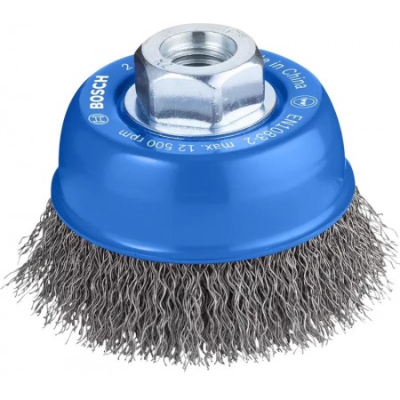 Щітка чашкова Bosch Professional кручена сталь 70мм 0.3мм M1