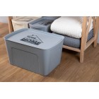 ARDESTO Ящик з кришкою для зберігання 45.5х31х14см, 13л, пластик PP, бежевий ARDESTO Ящик з кришкою для зберігання 45.5х31х14см, 13л, пластик PP, бежевий