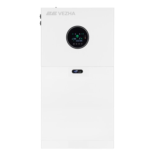 Система резервного живлення 2E PowerWall Vezha, 5000 Вт, 5.12 кВт/год, MPPT 5.5 кВт, WiFi, розширення ємності, паралельне підключення