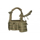 Плитоноска 2Е, Тип 1, з кишенями для бічного захисту і підсумками, Молле, зелена