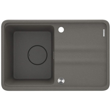Deante Мийка кухонна Momi, граніт, прямокут., з крилом, 670х