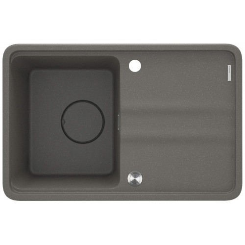 Deante Мийка кухонна Momi, граніт, прямокут., з крилом, 670х440х230мм, чаша - 1, врізна, антрацит Deante Мийка кухонна Momi, граніт, прямокут., з крилом, 670х440х230мм, чаша - 1, врізна, антрацит