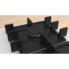 Bosch Варильна поверхня Bosch газова на склі, 60см, чавун, білий