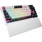 Клавіатура механічна ASUS ROG Azoth X 81key, NX Snow, USB-A/WL/BT, EN, RGB, білий