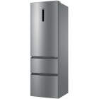 Haier Холодильник багатодверний, 190.5x59.5х65.7, холод.відд.-233л, мороз.відд.-114л, 3дв., А++, NF, інв., дисплей, зона нульова, сріблястий