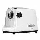 ARDESTO М'ясорубка, 1750Вт, продук.-2 кг/хв, 3 решітки + для ковб., кеббе, 4 терки,насадка для томатів, пластик, біло-сріблястий