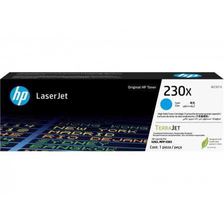 HP Картридж 230X CLJ Pro 4203/4303 Cyan (5500стор)