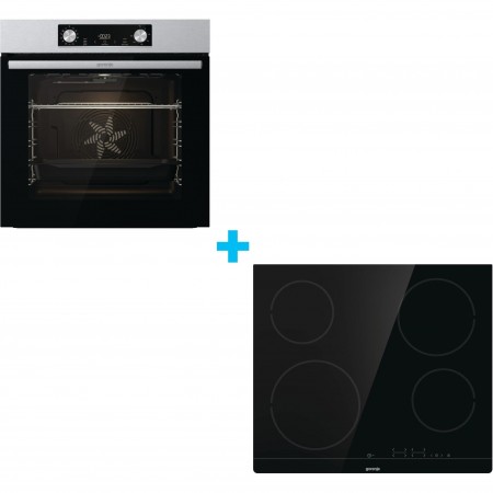 Gorenje Комплект (духовка + поверхня склокераміка BO6737E02X