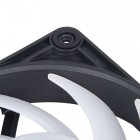 SilverStone Корпусний вентилятор Vista VS120B-ARGB, 120мм, 2000rpm, 4pinPWM, 3pin +5VARGB, 30.6dBa, чорний