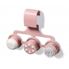 Beurer Масажна ванночка для ніг, від мережі, 2кг, 3 насадки, підтрим. температури води, біло-рожевий