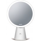 Philips Світильник дзеркало косметичне з акумулятором Mirror 4.5Вт 5000/4000/3000K 3000мА•год димується USB-A > USB-C білий Philips Світильник дзеркало косметичне з акумулятором Mirror 4.5Вт 5000/4000/3000K 3000мА•год димується USB-A > USB-C білий