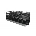 Gorenje Варильна поверхня газова на склі, 60см, чавун, чорний