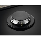 Electrolux Варильна поверхня газова на склі, 75см, чавун, чорний