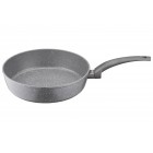 ARDESTO Сковорідка Gemini Gourmet з кришкою 26 см, сірий мармур, алюміній ARDESTO Сковорідка Gemini Gourmet з кришкою 26 см, сірий мармур, алюміній