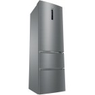 Haier Холодильник багатодверний, 190.5x59.5х65.7, холод.відд.-233л, мороз.відд.-114л, 3дв., А++, NF, інв., дисплей, зона нульова, сріблястий