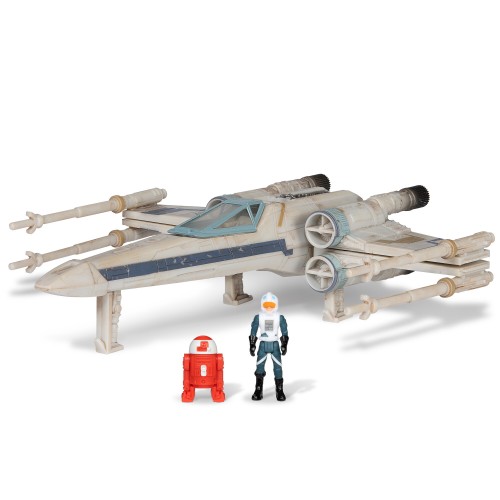 Star Wars Ігрова колекційна фігурка Medium Vehicle Транспорт та фігурка X-Wing (Blue 1) + Antoc Merric & R2-R9 12.5см Star Wars Ігрова колекційна фігурка Medium Vehicle Транспорт та фігурка X-Wing (Blue 1) + Antoc Merric & R2-R9 12.5см