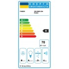 Faber Витяжка вбудована, 70см, 1119м3г, Inka Lux Evo X A70, нерж Faber Витяжка вбудована, 70см, 1119м3г, Inka Lux Evo X A70, нерж