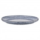 Тарілка обідня Ardesto Loreto, 27см, порцеляна, сірий Тарілка обідня Ardesto Loreto, 27см, порцеляна, сірий