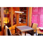 Neo Tools Інфрачервоний обігрівач, 2000 Вт, 18м2, 2 рівні потужності, пульт, 62.2х10.5х7.2 см, IP65