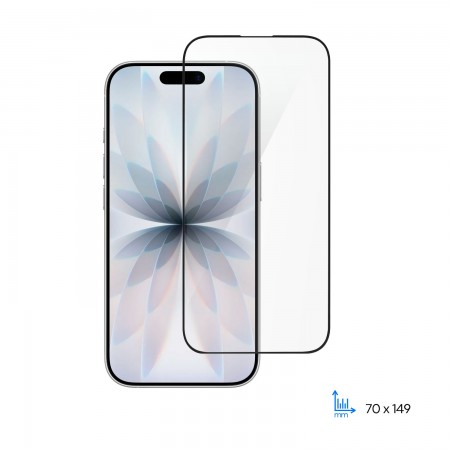 Захисне скло 2E для iPhone 17(6.3), 2.5D FCFG, (1 Pack), чор