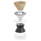 CATLER Кавоварка крапельна для фільтр-кави, 1л, мелена, дисплей, вбудовані ваги, нерж. сталь, чорний