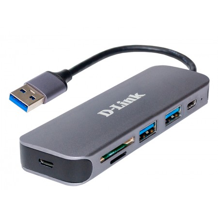 D-Link DUB-1325 USB-концентратор 2xUSB3.0, 1xUSB Type-C, 1xS
